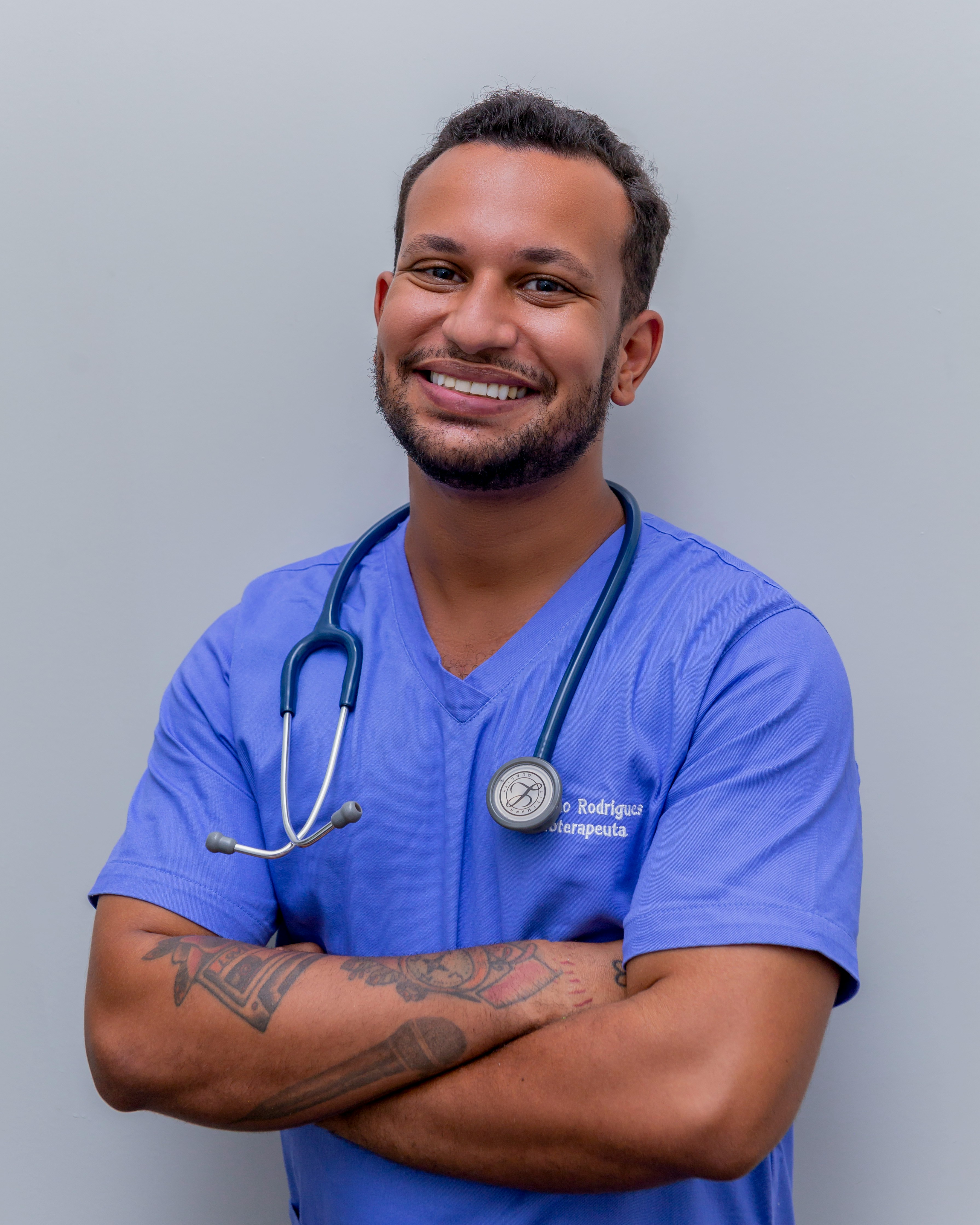 Healthcare professional working in a modern care environment
